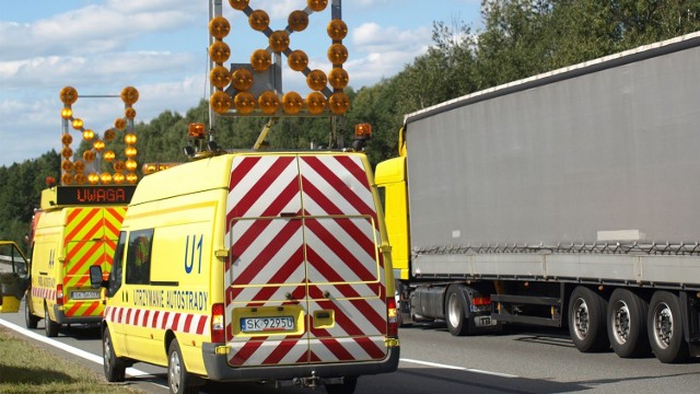 Z powodu wypadku na autostradzie A4 korek ma już 3 km długości