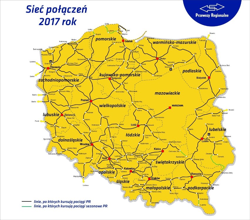 Od 11 grudnia pociągi wrócą na kilka zapomnianych tras kolejowych. Sprawdź czy w twoim regionie