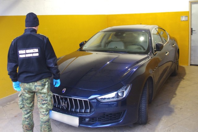 Maserati Ghibli o wartości około 280 tysięcy zł zatrzymali 9 stycznia w Koszalinie funkcjonariusze z Morskiego Oddziału Straży Granicznej.