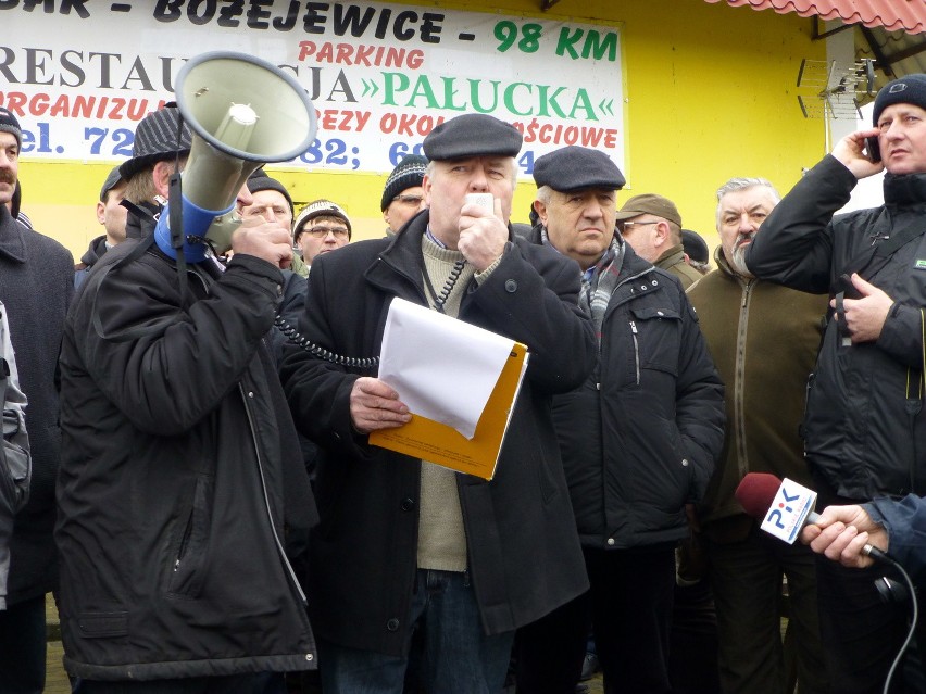 Protest rolników w Żninie cz. 1