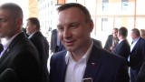 Prezydent Andrzej Duda: Powiedziałem piłkarzom, że chcę przyjechać na finał [WIDEO]