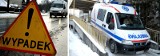 Zderzenie autobusu z samochodem ciężarowym w Ropczycach