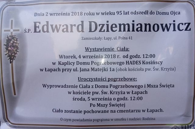 Nie żyje Edward Dziemianowicz zasłużony dla historii regionu  