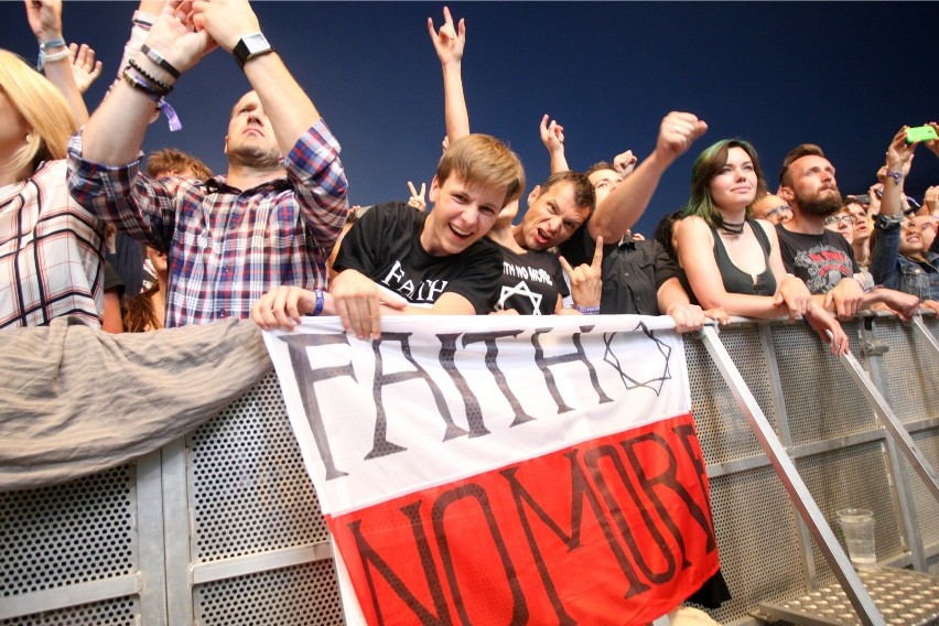 Publiczność na koncercie Faith No More podczas festiwalu...