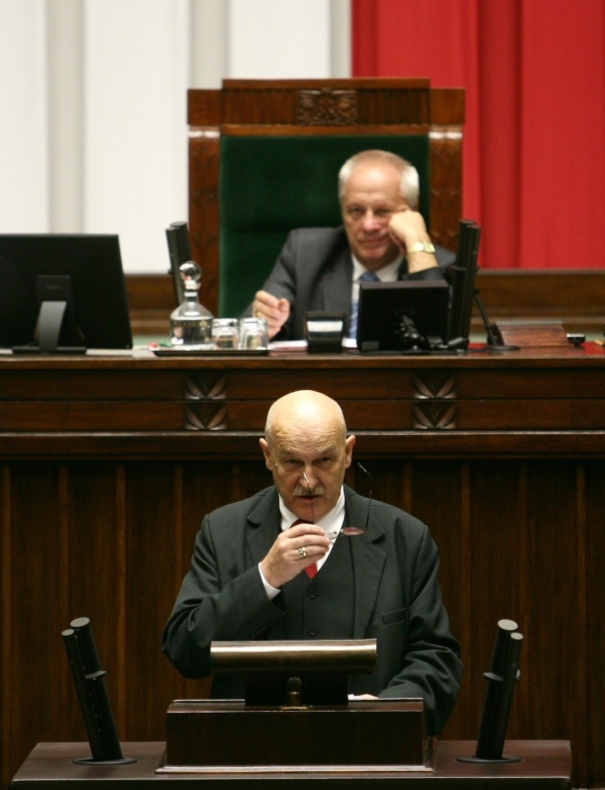 Sejm, wrzesień 2008 r.  Pierwsze czytanie obywatelskiego...