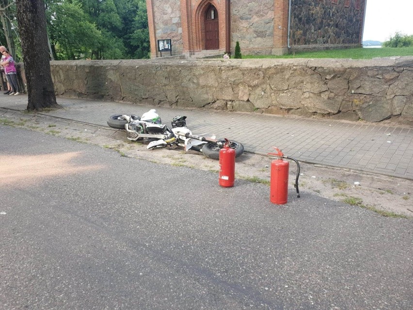 Wypadek na drodze wojewódzkiej nr 163 w miejscowości Stare...
