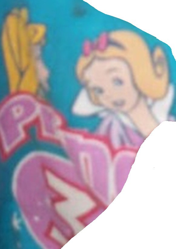 Ta dziecięca koszulka ma trzy księżniczki Disneya z logo...