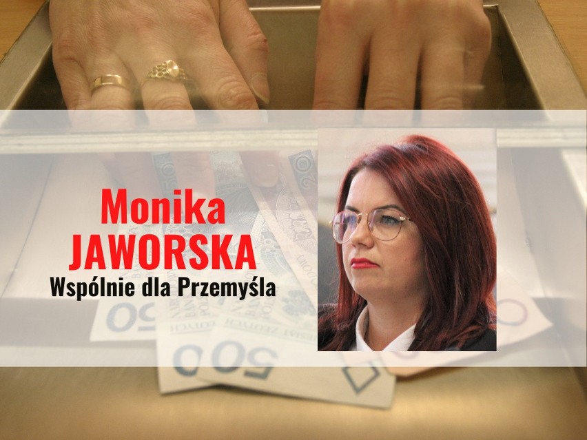 Monika Jaworska, radna klubu Wspólnie dla Przemyśla...