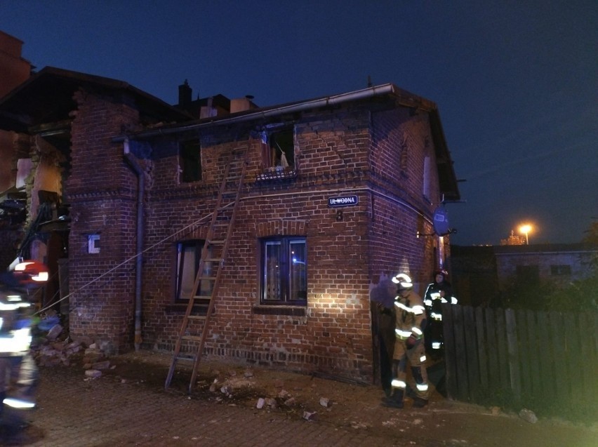 Do wybuchu gazu w Chełmży doszło w czwartek wieczorem, 10...