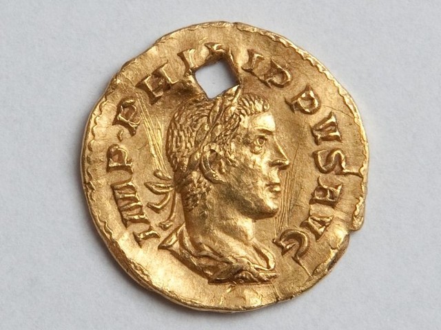 Aureus cesarza Filipa II.