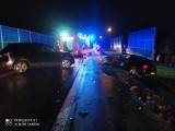 Wypadek na DK94 w Jasieniu. Jedna osoba ranna, sprawca dostał 1700 zł mandatu [ZDJĘCIA]