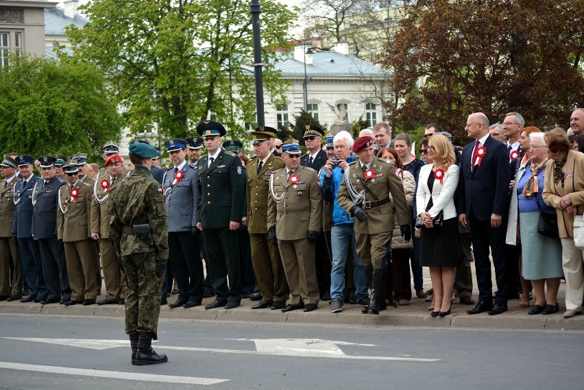 Plac Litewski: Tłumy lublinian uczciły Święto Konstytucji 3 Maja [DUŻO ZDJĘĆ I WIDEO]