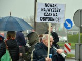 Mieszkańcy zablokowali główne drogi w Inowrocławiu [ZDJĘCIA, WIDEO]