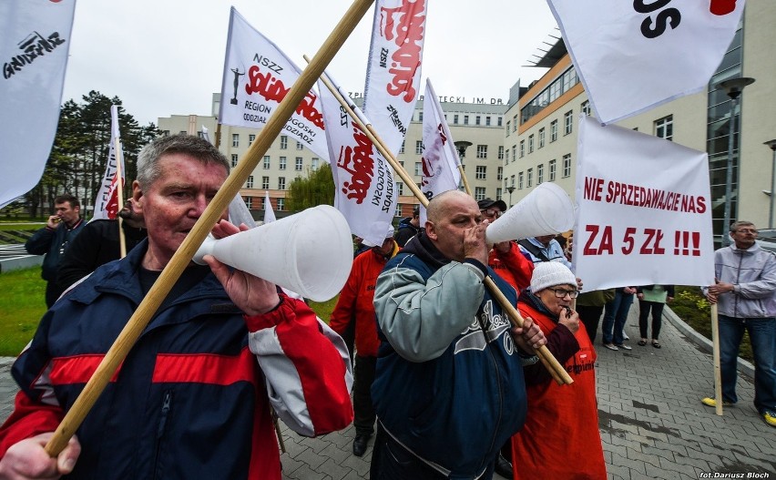 Protest przed Juraszem