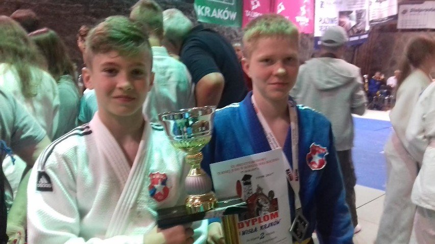 Młodzi judocy Wisły Kraków na podium w bocheńskiej kopalni
