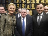 Para Prezydencka i przedstawiciele Pińczowa na Spotkaniu Rodziny Olimpijskiej
