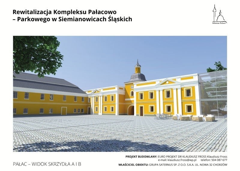 Pałac w Siemianowicach odzyska dawny blask...