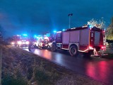 Pożar budynku gospodarczego w miejscowości Mnin w powiecie koneckim. Przyczyną nieszczelna butla z gazem. Zobacz zdjęcia