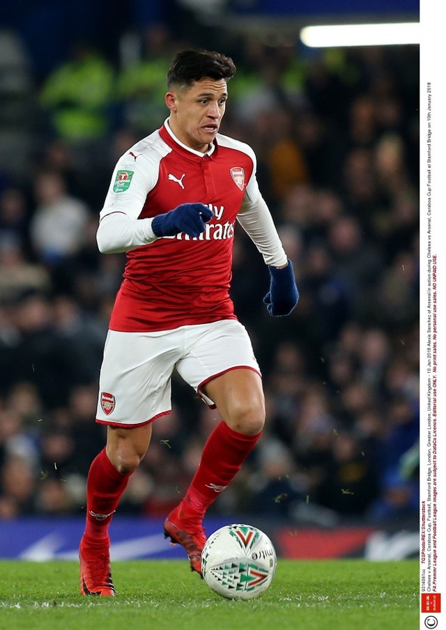 Alexis Sanchez w 165 meczach dla Arsenalu strzelił 80 goli.