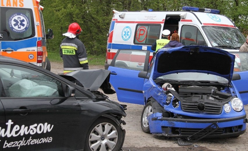 Wypadek na trasie Stale - Alfredówka. Kierowca jadł kanapkę