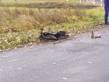 Ranny rowerzysta znaleziony przy drodze koło Zduńskiej Woli. Policja ustala co się stało