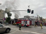 Pożar sklepu na Racławickiej w Częstochowie. Kłęby dymu w centrum miasta