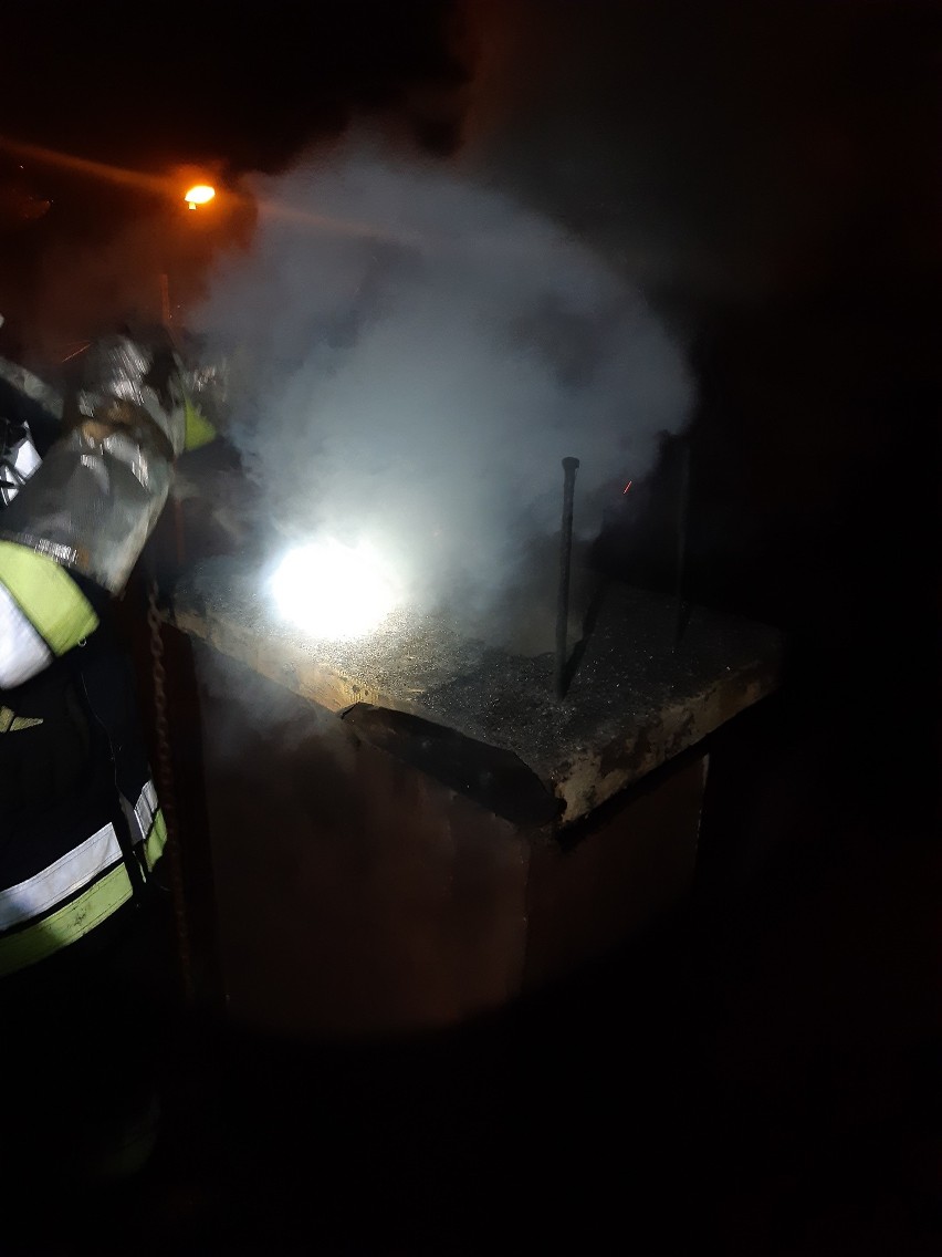 Nocna akcja straży pożarnej w Mysłowicach
