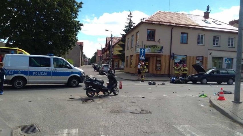 Dwa groźne wypadki na terenie powiatu. Jedna osoba trafiła do szpitala