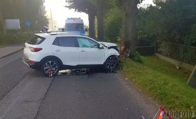 Wypadek w Dobrzeniu Wielkim.