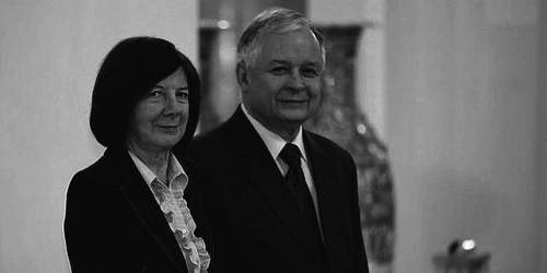 Para prezydencka - Maria i Lech Kaczyński.