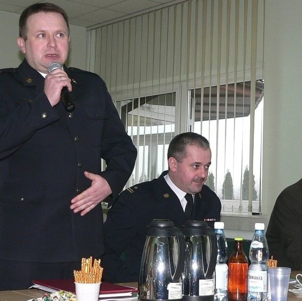 Analizę stanu ochrony przeciwpożarowej na terenie powiatu buskiego przedstawił podczas narady komendant Kazimierz Ścibiło.