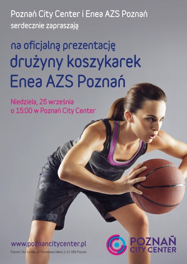 Koszykarki Enei AZS zapraszają kibiców na turniej towarzyski do hali PP i przedsezonową prezentację do PCC