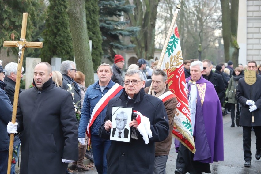 Pogrzeb Andrzeja Stroniasa. Pożegnaliśmy prezesa ŁKS. ZDJĘCIA