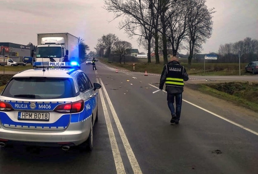 Śmiertelny wypadek na skrzyżowaniu Głowackiego z Mazurską