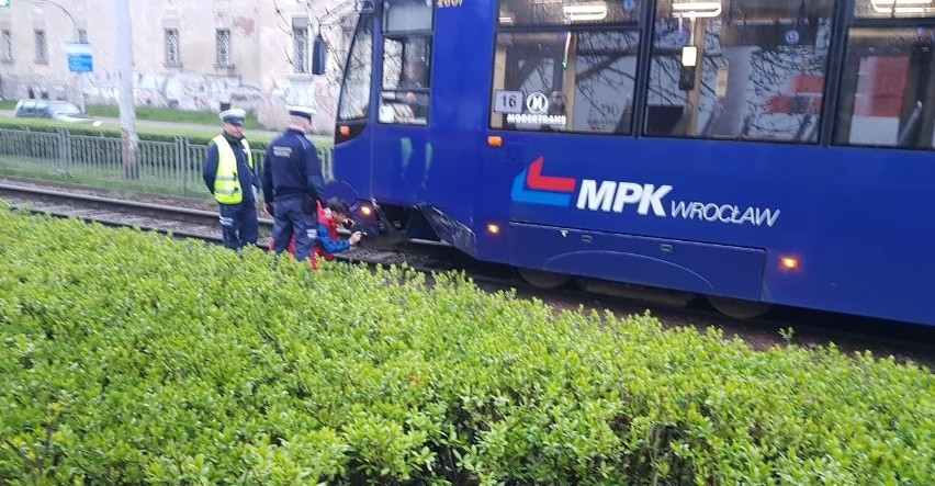 Wypadek na ul. Pułaskiego we Wrocławiu 15.04.2022