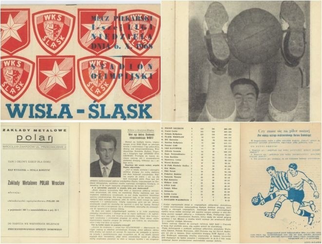 Śląsk - Wisła. Tak wyglądał program meczowy w 1968 (ZDJĘCIA)...