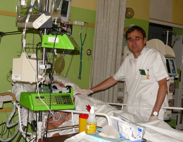 Dr Aleksander Zieliński, koordynator do spraw transplantologii w stalowowolskim szpitalu.