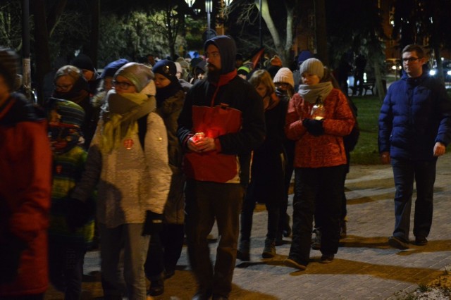 MalborkUlicami Malborka przeszedł marsz "Stop Nienawiści" po śmierci prezydenta Pawła Adamowicza