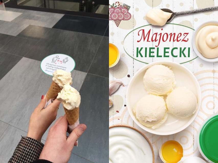 Informacja o lodach o smaku Majonezu Kieleckiego pojawiła...