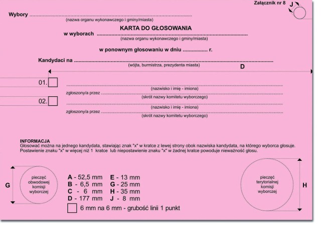 Wybory samorządowe 2014: Jak zagłosować w drugiej turze?