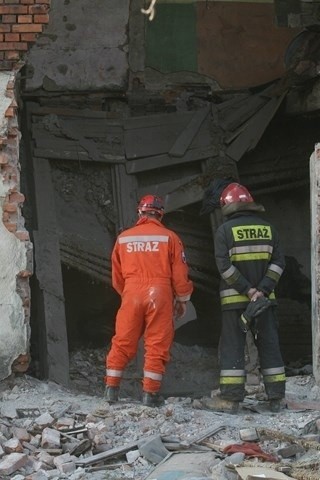 Katastrofa budowlana w Zabrzu. Zawalił się strop budynku