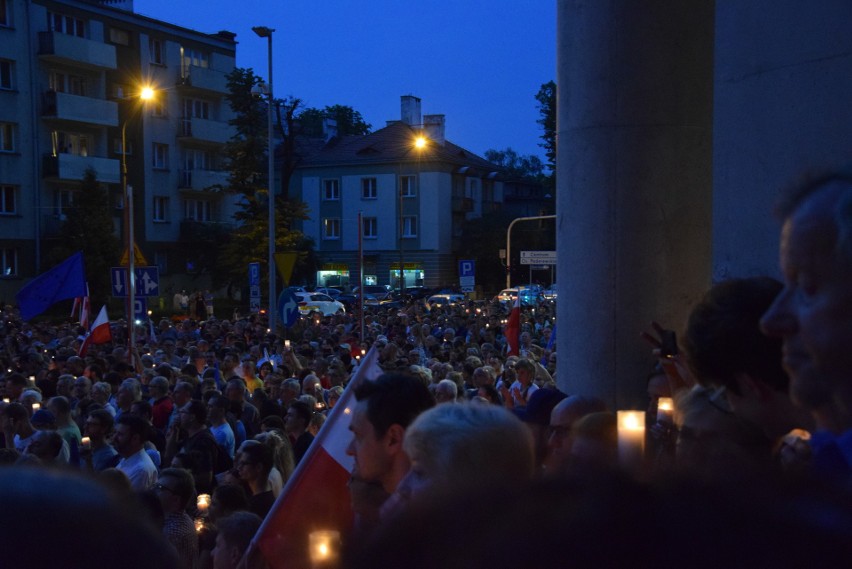 Czwartkowy protest przed Sądem Okręgowym w Katowicach