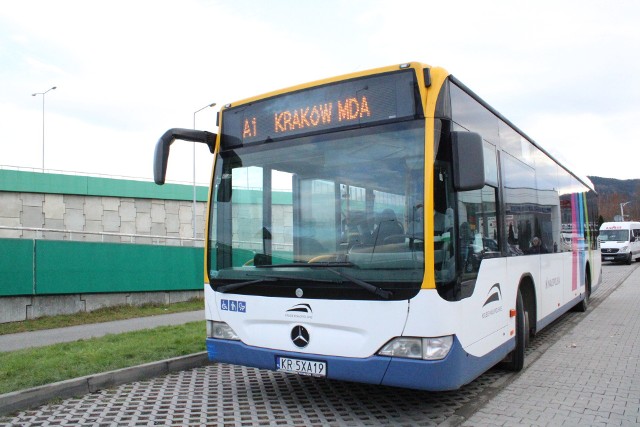 Autobusy Kolei Małopolskich wyjadą na trasę Myślenice-Kraków-Myślenice 1 stycznia 2023 roku