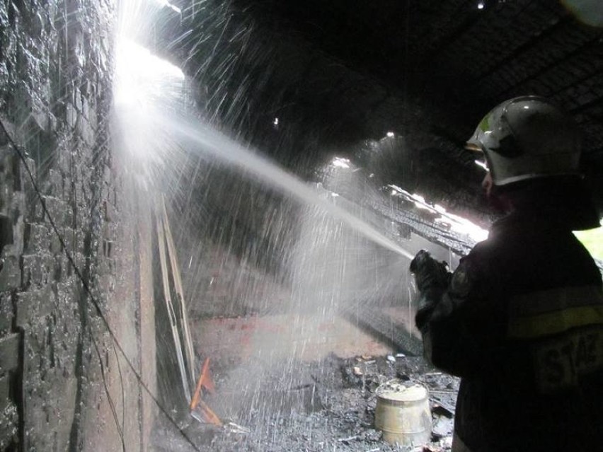 Pożar domków letniskowych w Tuliszowie. Trwa akcja gaśnicza