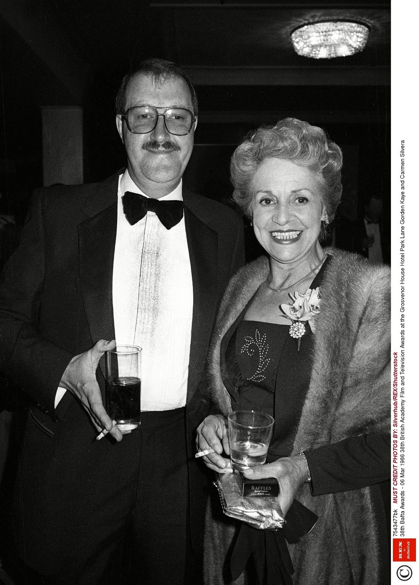 Gorden Kaye i Carmen Silvera w 1986 r.