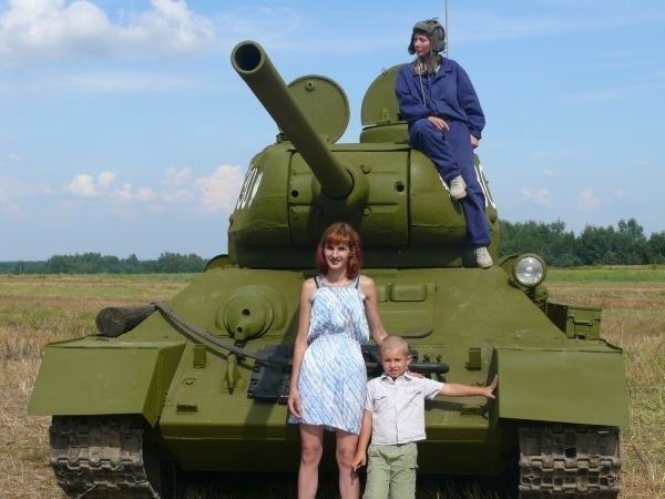 Historyczny czołg bardzo podobał się 5 – letniemu...