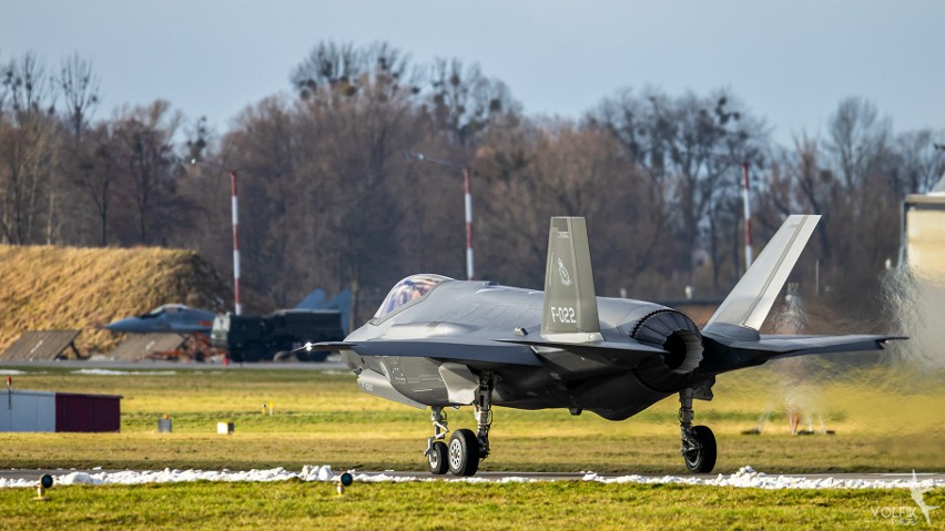 Holenderskie F-35 w Malborku