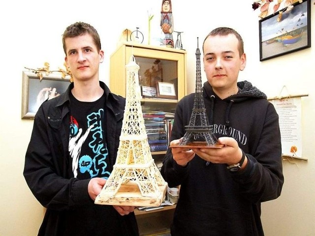Karol Pałubicki i Krzysztof Matysik wystartują w konkursie na najbardziej oryginalną wieżę Eiffla w miniaturze