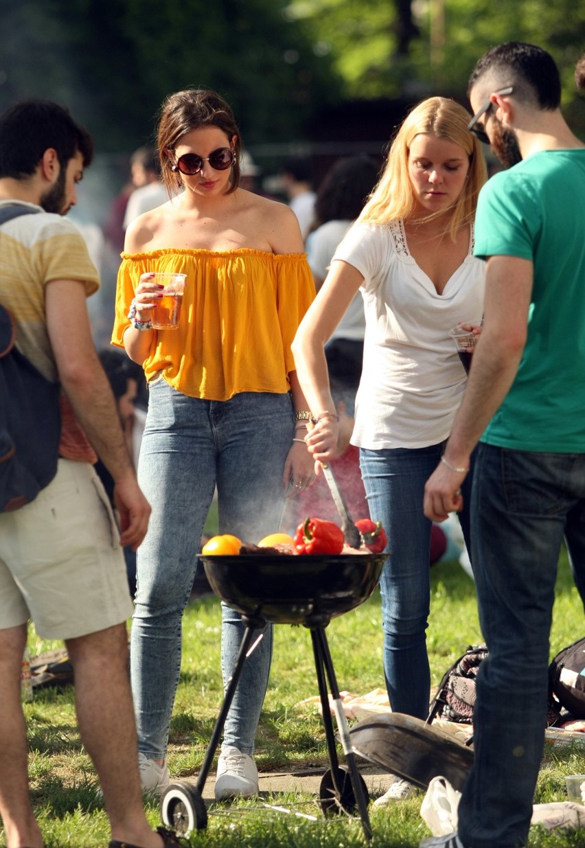 Wielkie grillowanie na tzw. Wittigowie, czyli w miasteczku...