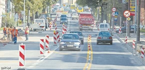 Zeszłoroczny remont ulicy Bohaterów Weterplattew Słupsku.